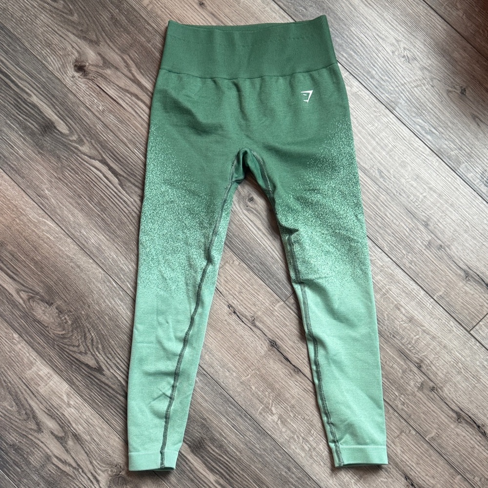 Gymshark Ombre Green Seamless Leggings